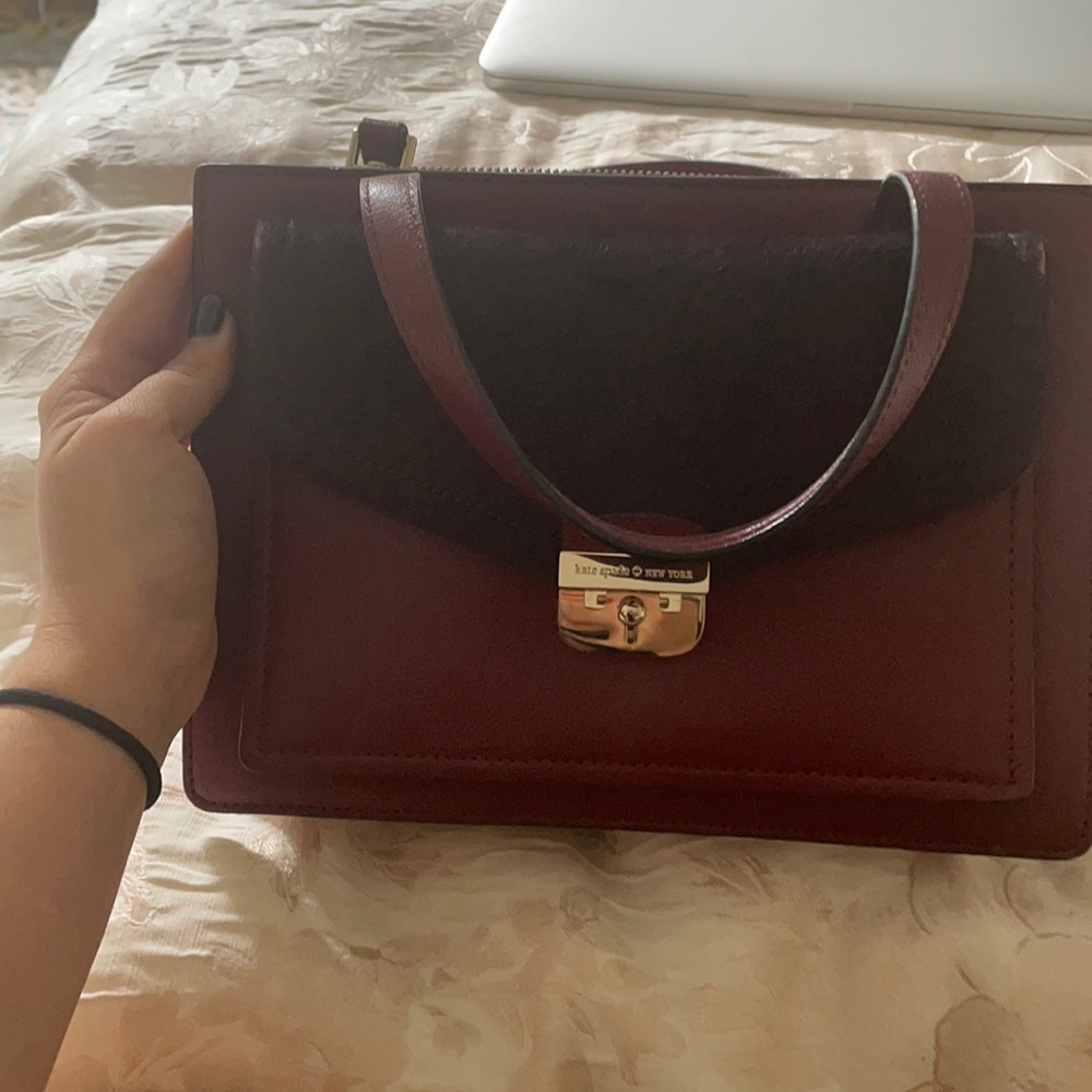 Red Kate spade bag